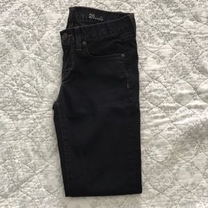 j. crew toothpick jeans
